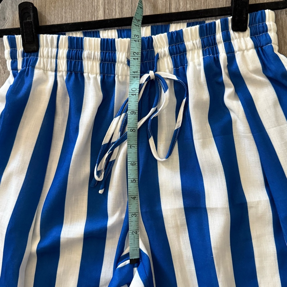 Urban Daizy Blue and White Striped Pants NWT - Picture 8 of 13